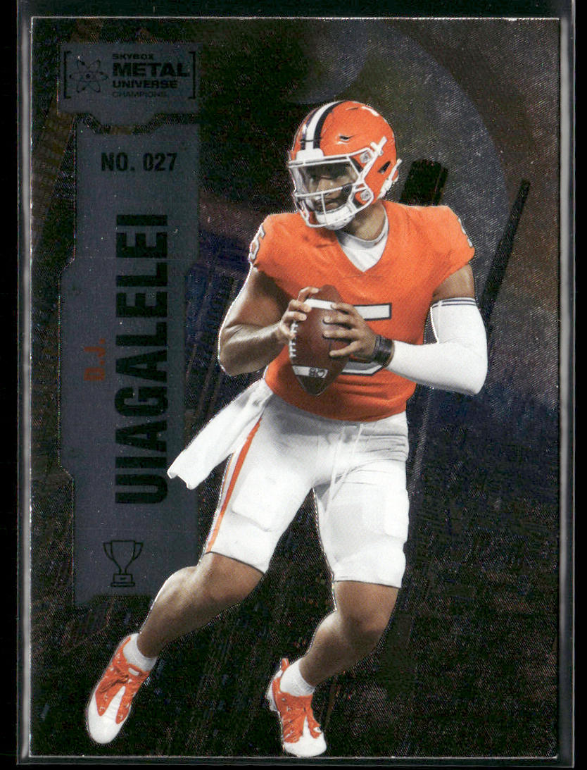D.J. Uiagalelei 2022 SkyBox Metal Universe Champions #027 front
