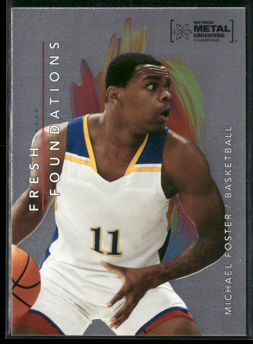 Michael Foster 2022 SkyBox Metal Universe Champions Fresh Foundations #FF31 front