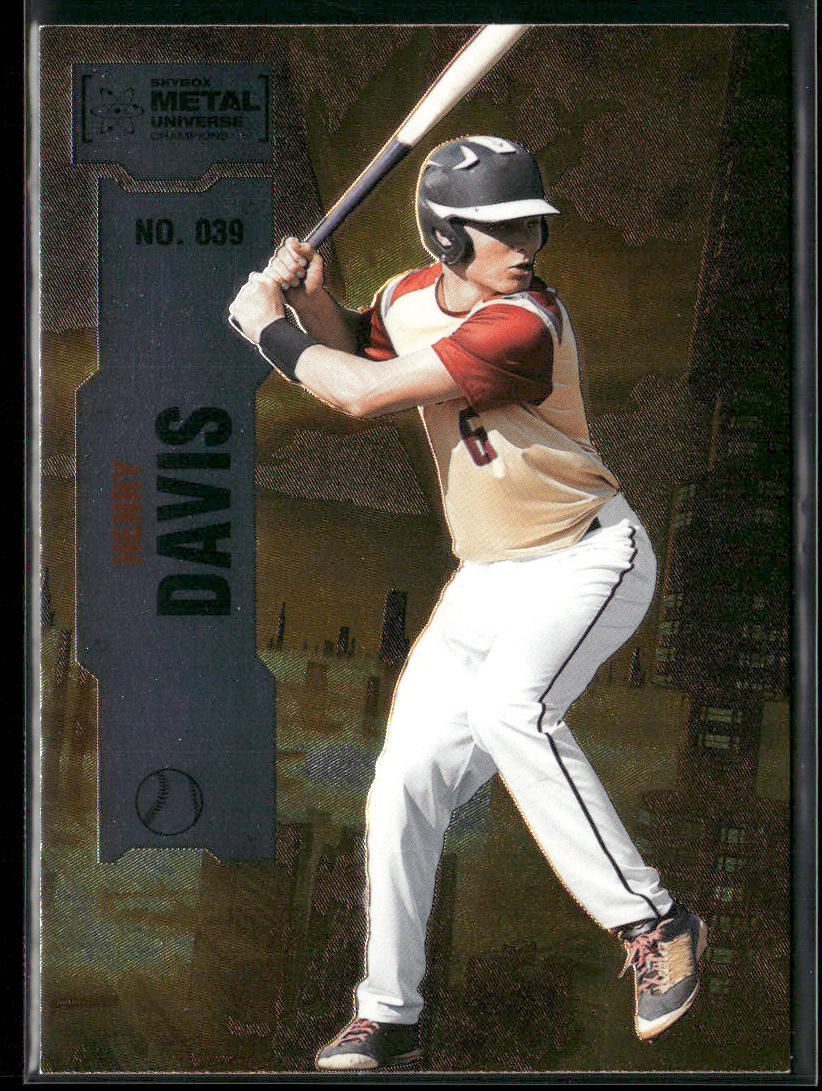 Henry Davis 2022 SkyBox Metal Universe Champions #039 front
