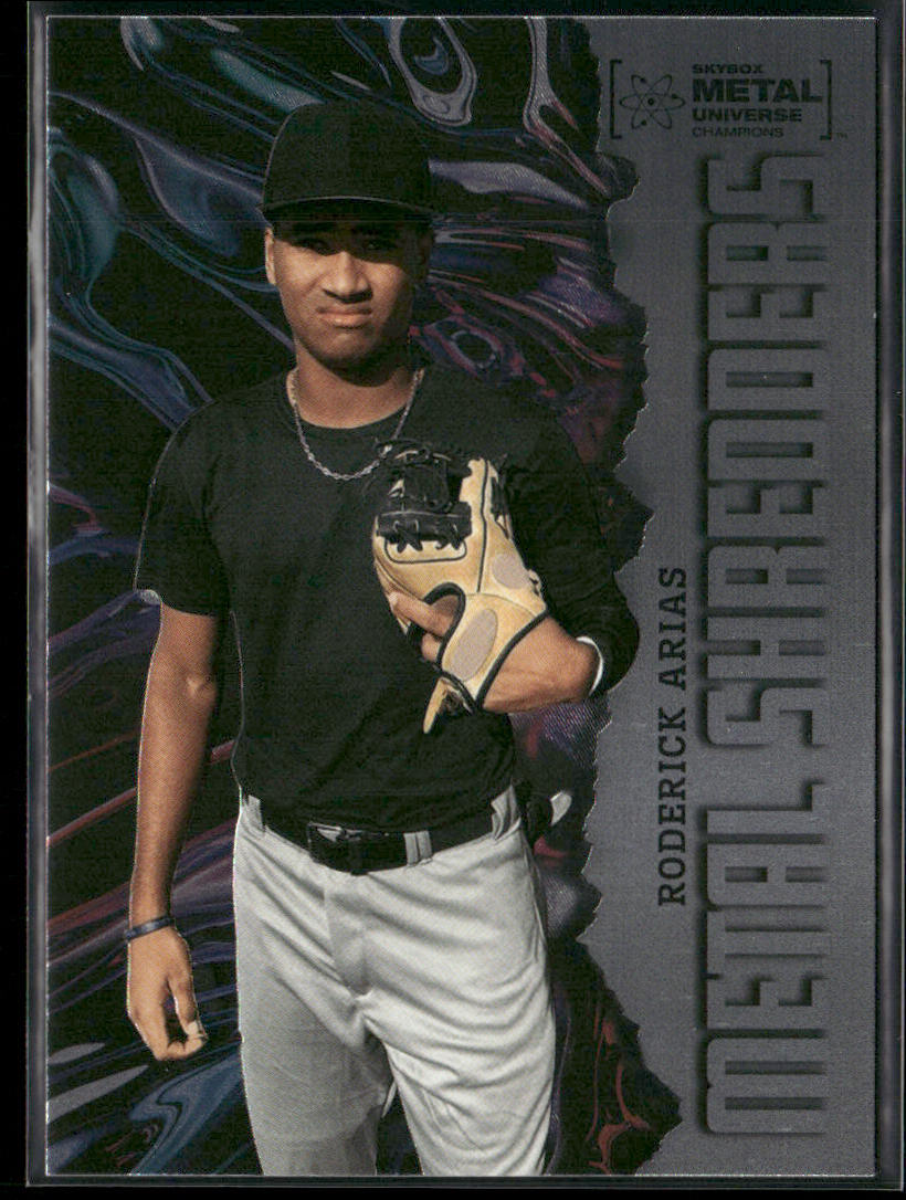 Roderick Arias 2022 SkyBox Metal Universe Champions #117 front