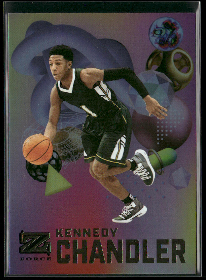 Kennedy Chandler 2022 SkyBox Metal Universe Champions Z-Force #Z-19 front