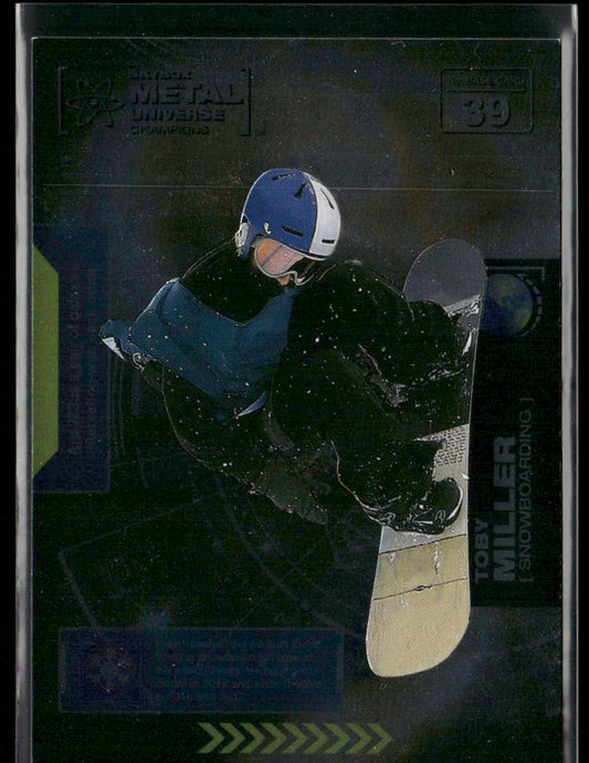 Toby Miller 2021 SkyBox Metal Universe Champions #39