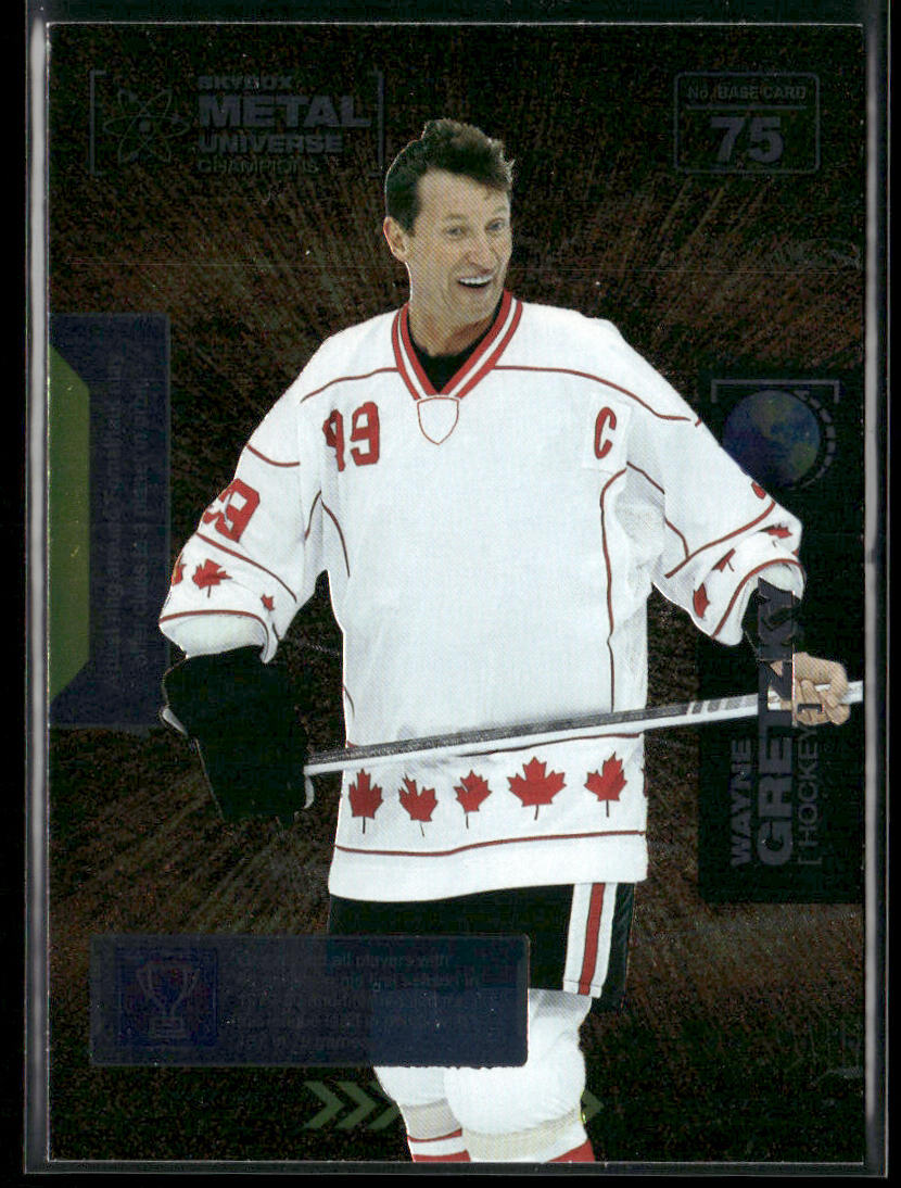 Wayne Gretzky 2021 SkyBox Metal Universe Champions #75 front