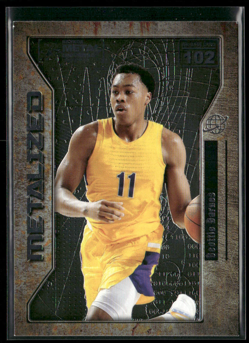 Scottie Barnes 2021 SkyBox Metal Universe Champions #102 front