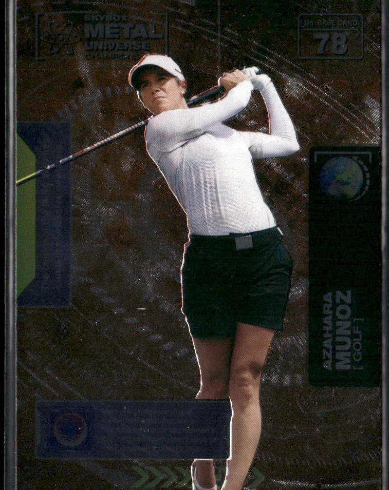 Azahara Munoz 2021 SkyBox Metal Universe Champions #78 front