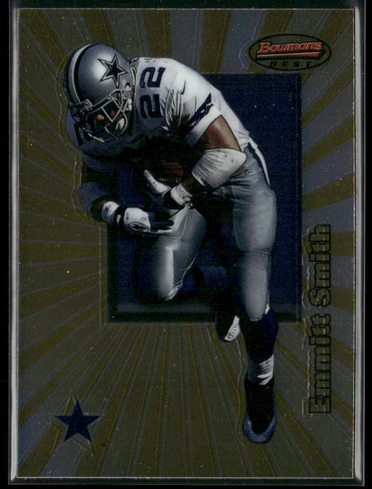 Emmitt Smith 1998 Bowman's Best #1 Dallas Cowboys