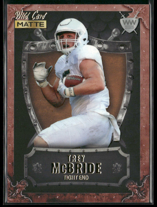 Trey McBride 2022 Wild Card Matte: Weekend Warrior Cobalt/Silver/Orange #WW-46