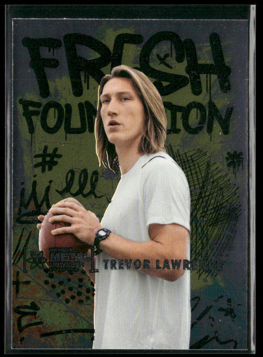Trevor Lawrence 2021 SkyBox Metal Universe Champions Fresh Foundation #FF50