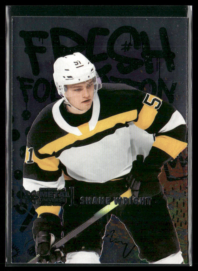Shane Wright 2021 SkyBox Metal Universe Champions Fresh Foundation #FF16 front