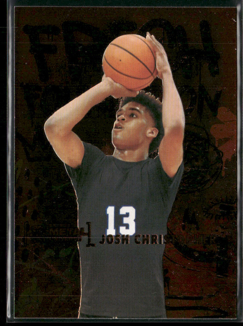 Josh Christopher 2021 SkyBox Metal Universe Champions Fresh Foundation #FF11 front
