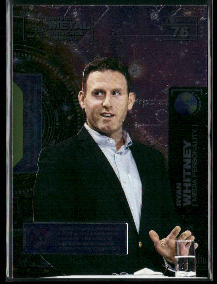 Ryan Whitney 2021 SkyBox Metal Universe Champions #76 front