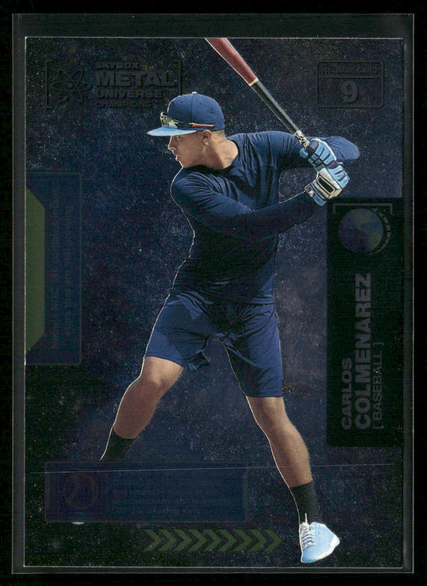 Carlos Colmenarez 2021 SkyBox Metal Universe Champions #9 front