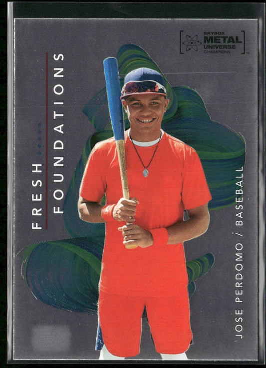 Jose Perdomo 2022 SkyBox Metal Universe Champions Fresh Foundations #FF42