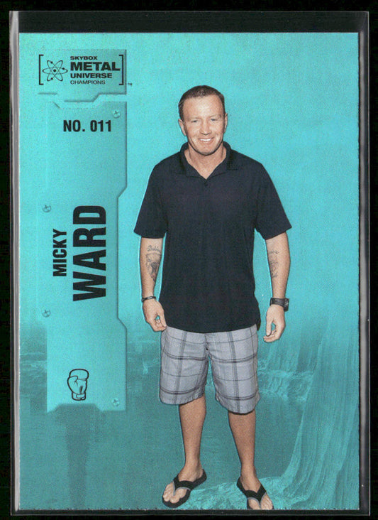 Micky Ward 2022 SkyBox Metal Universe Champions Aqua #011