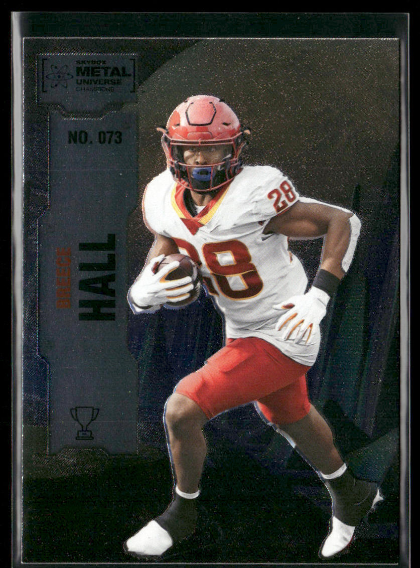 Breece Hall 2022 SkyBox Metal Universe Champions #073 front