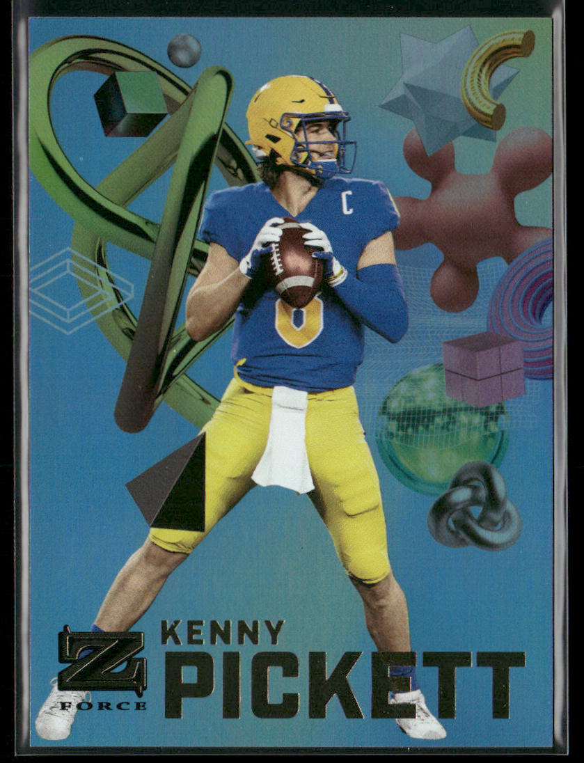 Kenny Pickett 2022 SkyBox Metal Universe Champions Z-Force #Z-26 front