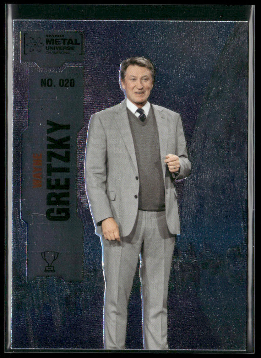 Wayne Gretzky 2022 SkyBox Metal Universe Champions #020 front