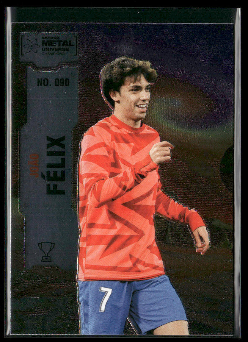 Joao Felix 2022 SkyBox Metal Universe Champions #090 front