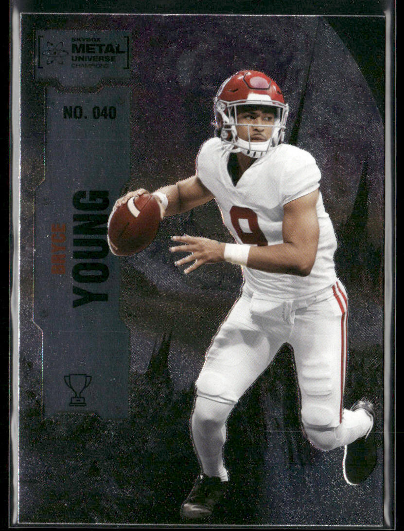 Bryce Young 2022 SkyBox Metal Universe Champions #040 front