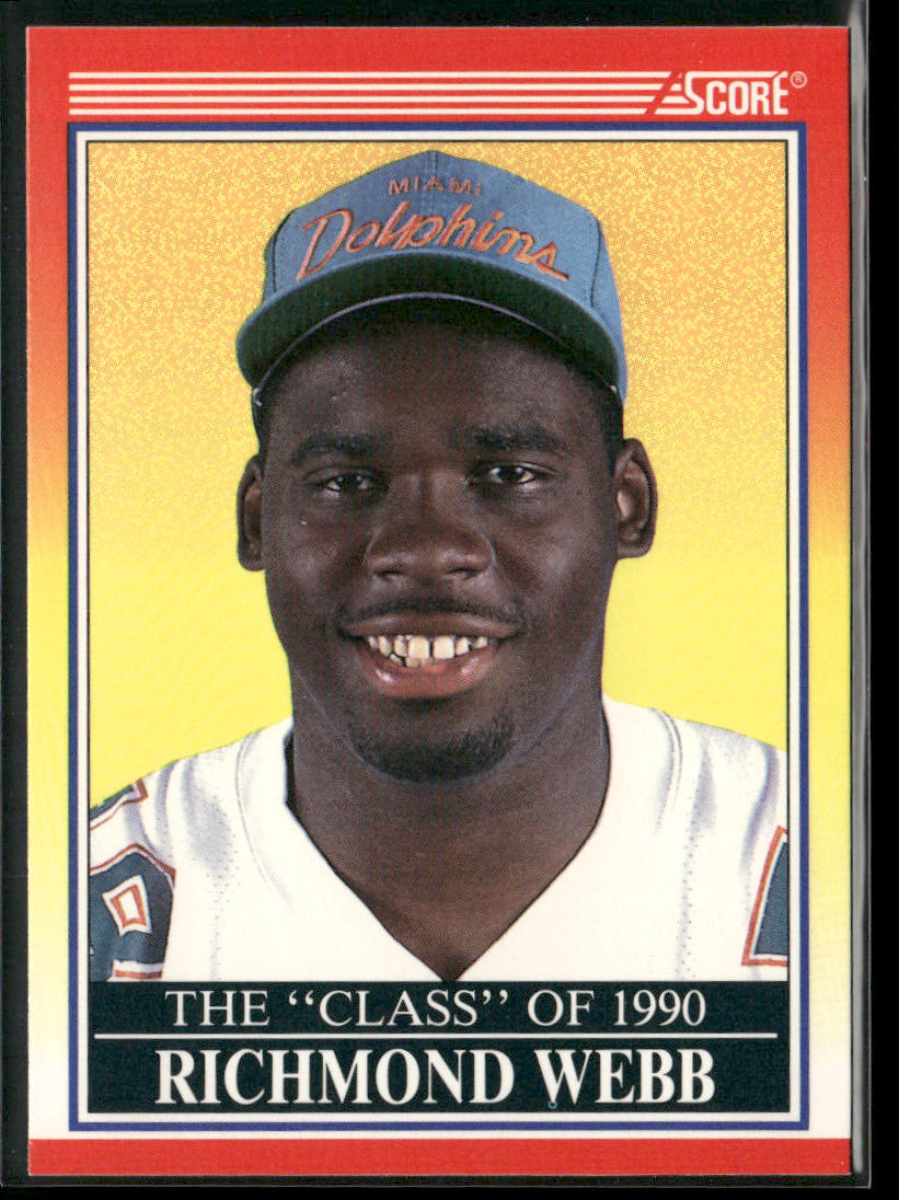 Richmond Webb 1990 Score #611 Miami Dolphins