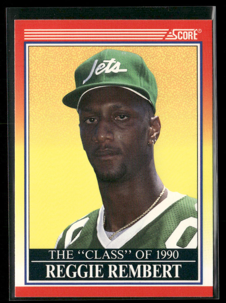 Reggie Rembert 1990 Score #610 New York Jets front