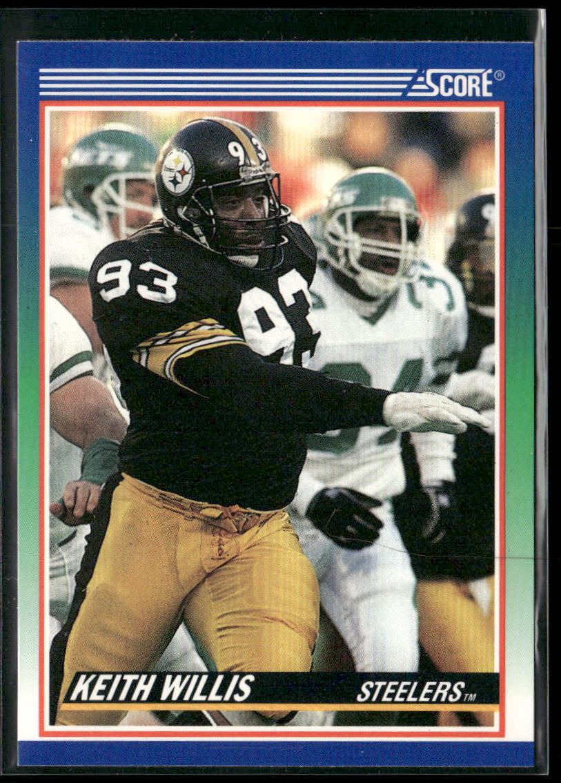 Keith Willis 1990 Score #420 Pittsburgh Steelers