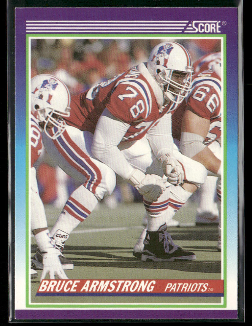 Bruce Armstrong 1990 Score #485 New England Patriots