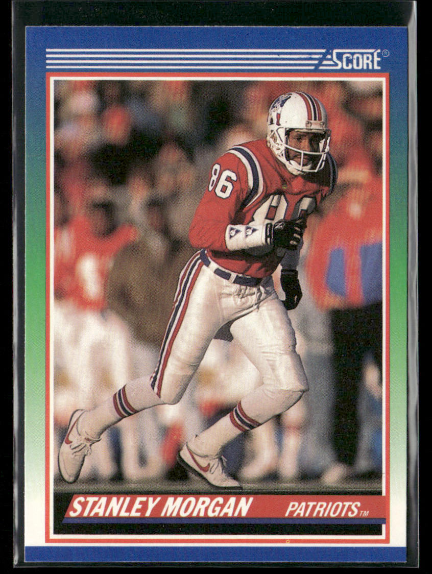 Stanley Morgan 1990 Score #338 New England Patriots front