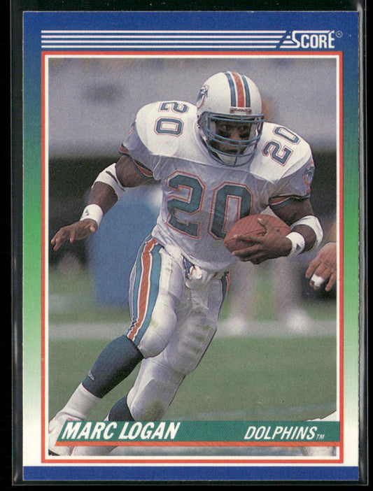 Marc Logan 1990 Score #336 RC Miami Dolphins