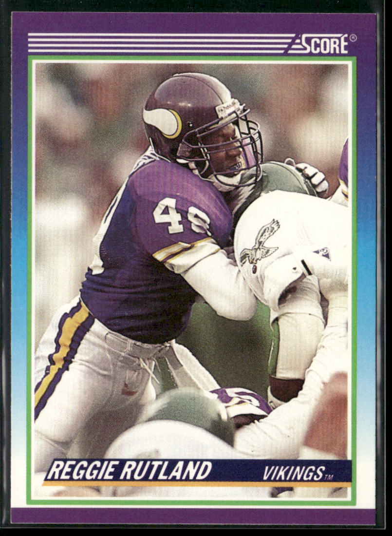 Reggie Rutland 1990 Score #498 RC Minnesota Vikings
