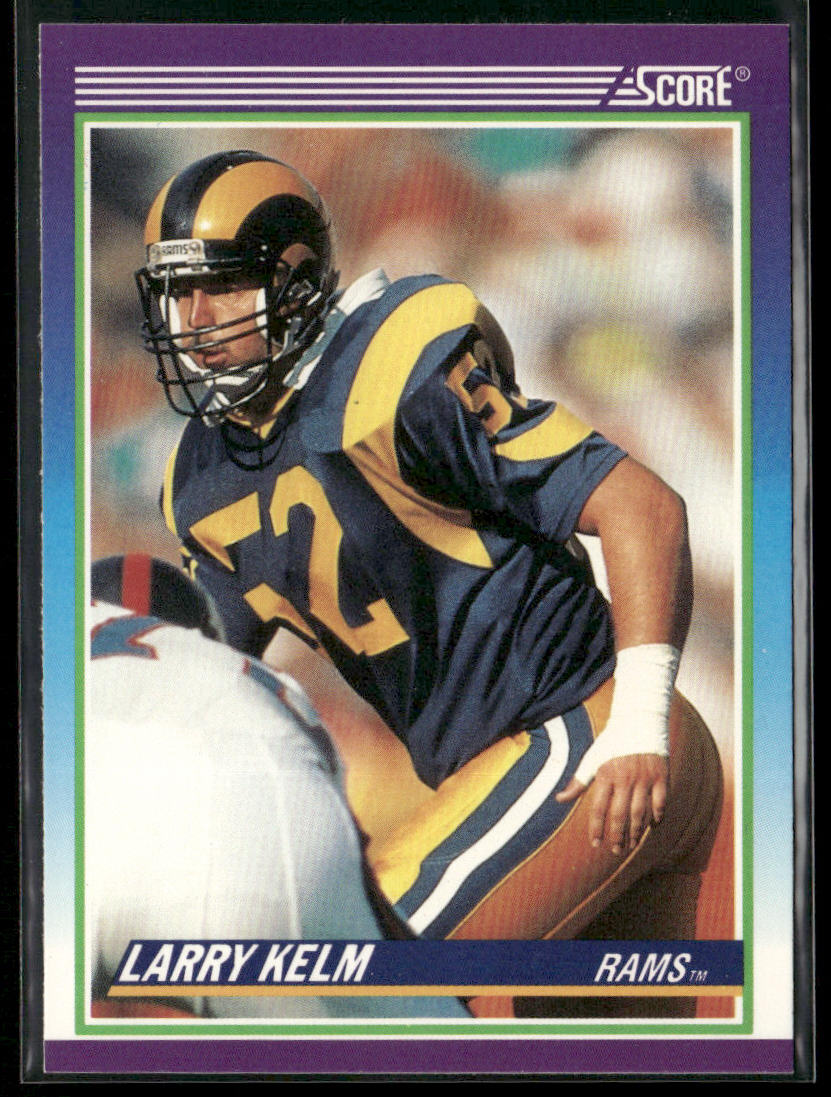 Larry Kelm 1990 Score #503 RC Los Angeles Rams front