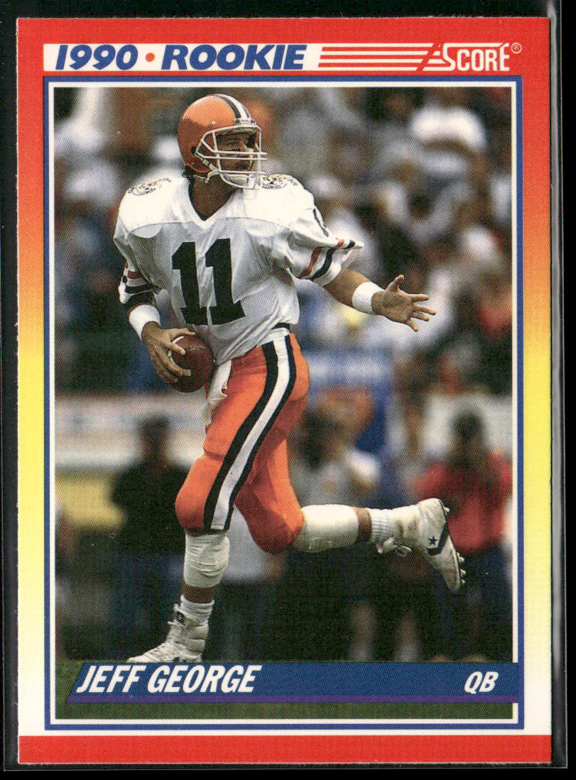 Jeff George 1990 Score #634 RC Illinois Fighting Illini