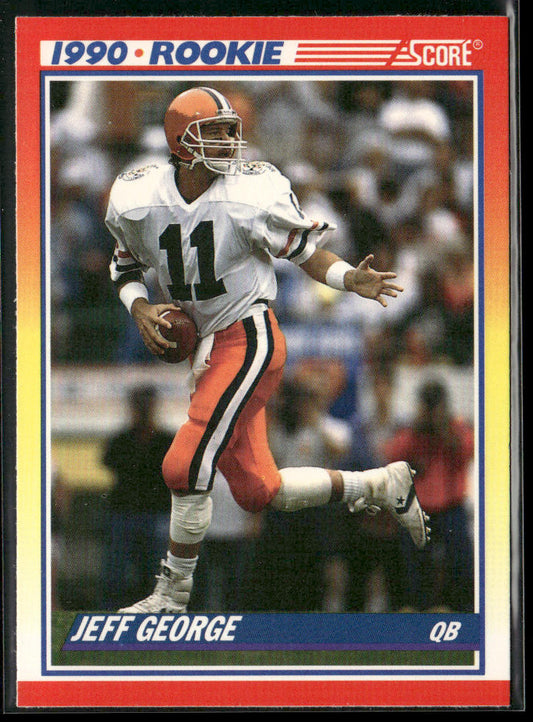 Jeff George 1990 Score #634 RC Illinois Fighting Illini