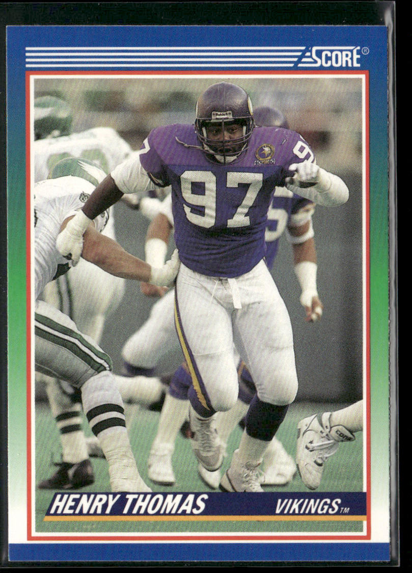 Henry Thomas 1990 Score #435 Minnesota Vikings