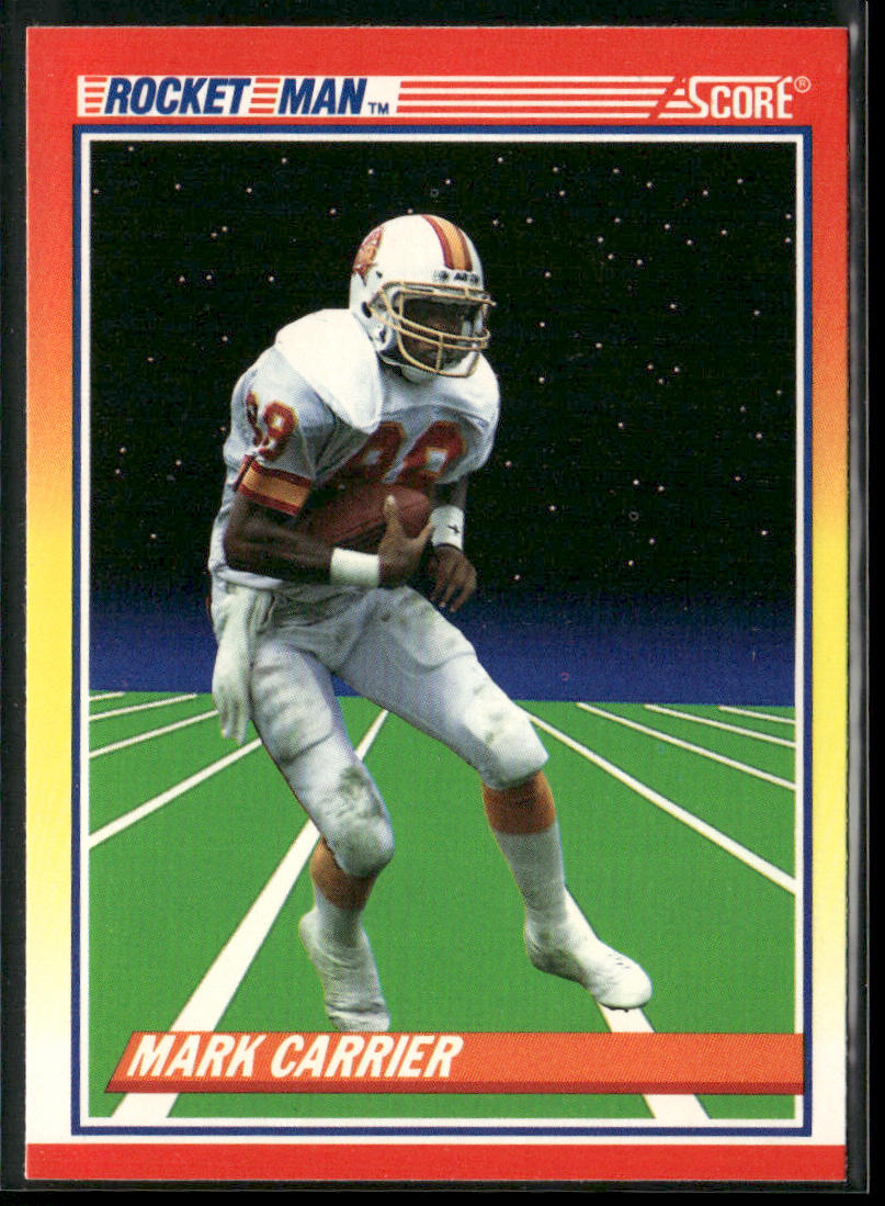 Mark Carrier 1990 Score #558 Tampa Bay Buccaneers front