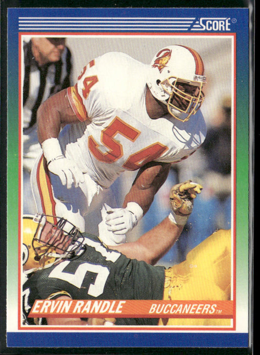 Ervin Randle 1990 Score #353 Tampa Bay Buccaneers front