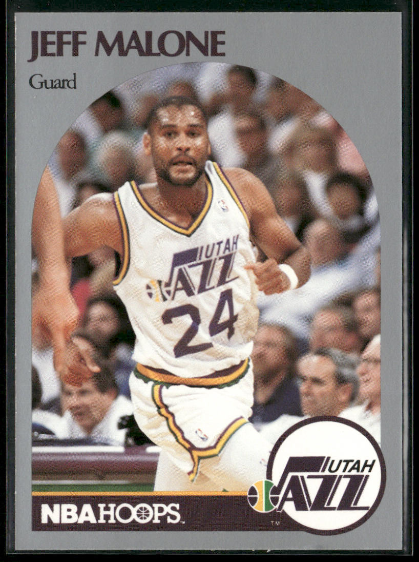 Jeff Malone 1990-91 Hoops #437 Utah Jazz