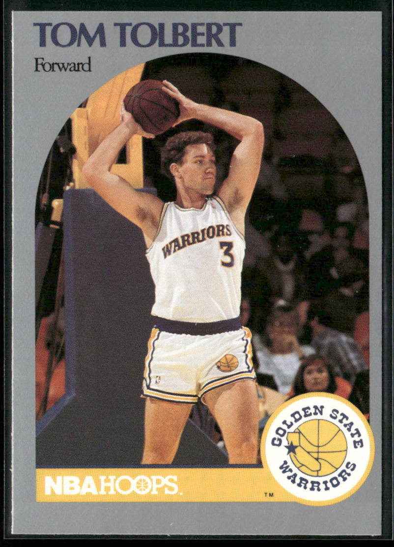 Tom Tolbert 1990-91 Hoops #121 RC Golden State Warriors