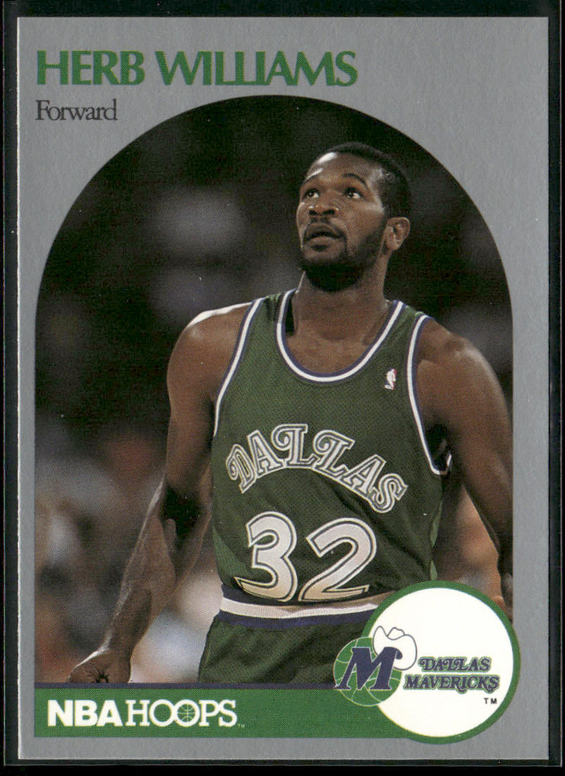 Herb Williams 1990-91 Hoops #90 Dallas Mavericks