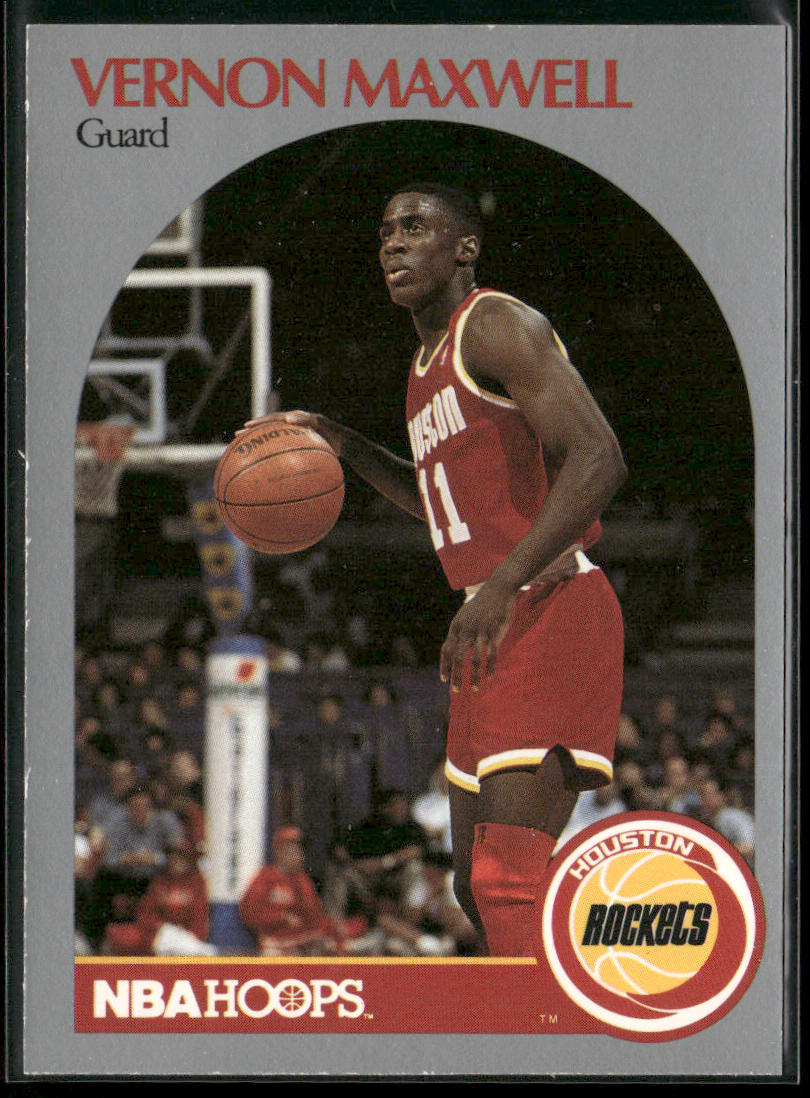 Vernon Maxwell 1990-91 Hoops #126 Houston Rockets
