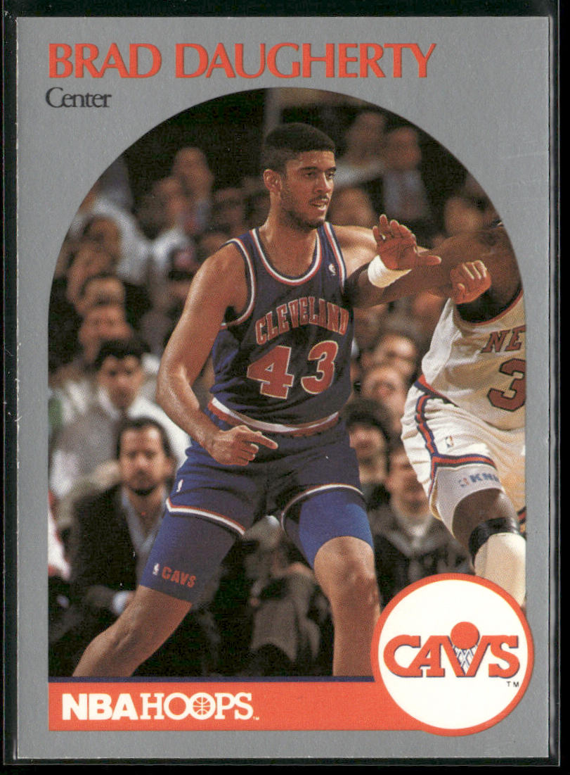 Brad Daugherty 1990-91 Hoops #73 Cleveland Cavaliers