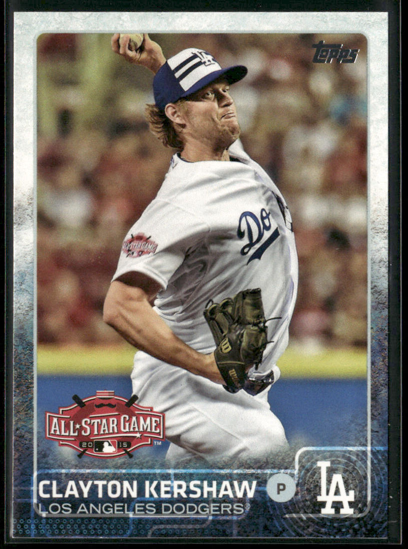 Clayton Kershaw 2015 Topps Update #US310 Los Angeles Dodgers
