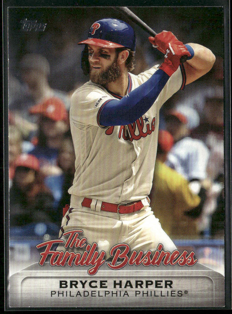 Bryce Harper 2019 Topps Update The Family Business #FB-14 Philadelphia Phillies