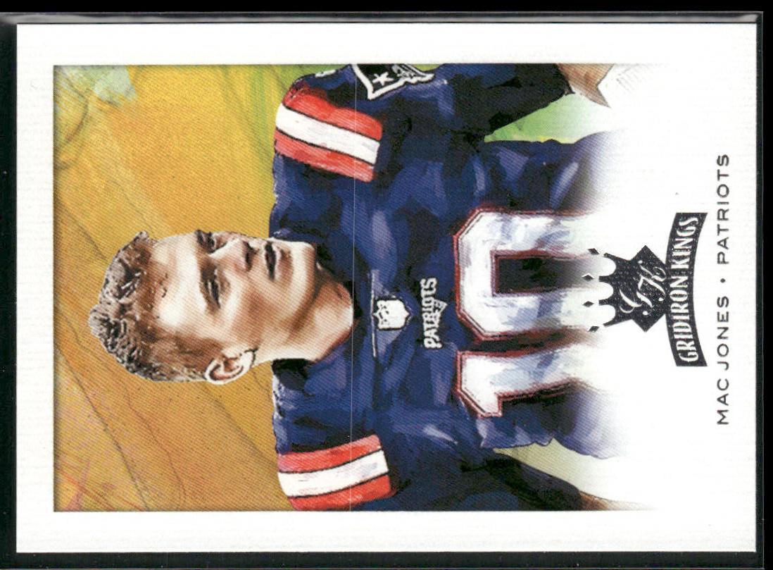 Mac Jones 2021 Panini Chronicles Gridiron Kings Green #GK-5 New England Patriots