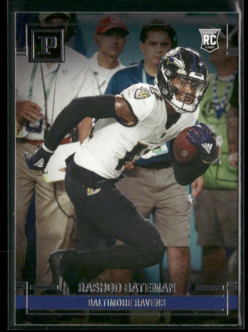 Rashod Bateman 2021 Panini Chronicles Panini #PA-28 Baltimore Ravens