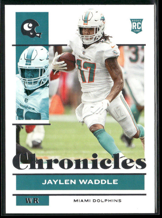 Jaylen Waddle 2021 Panini Chronicles #76 RC Miami Dolphins