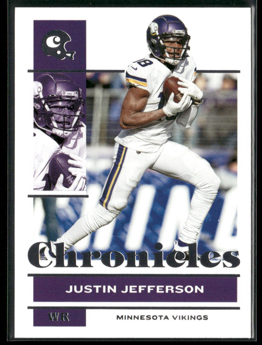 Justin Jefferson 2021 Panini Chronicles #52 Minnesota Vikings