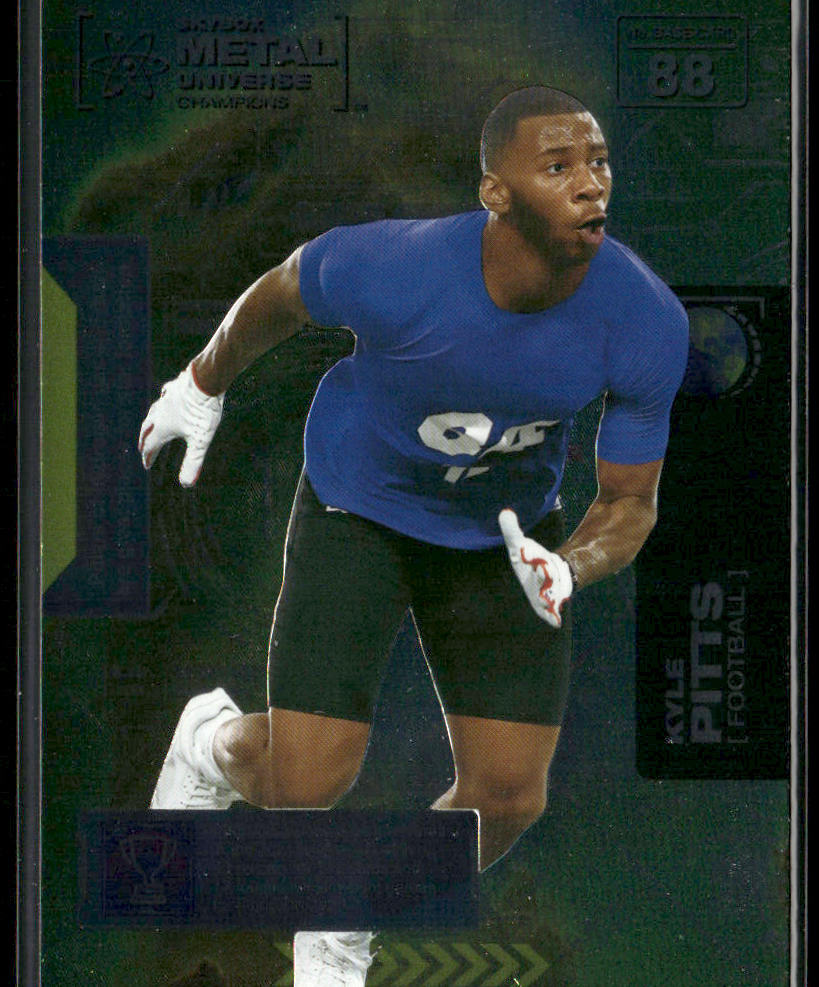 Kyle Pitts 2021 SkyBox Metal Universe Champions #88 front