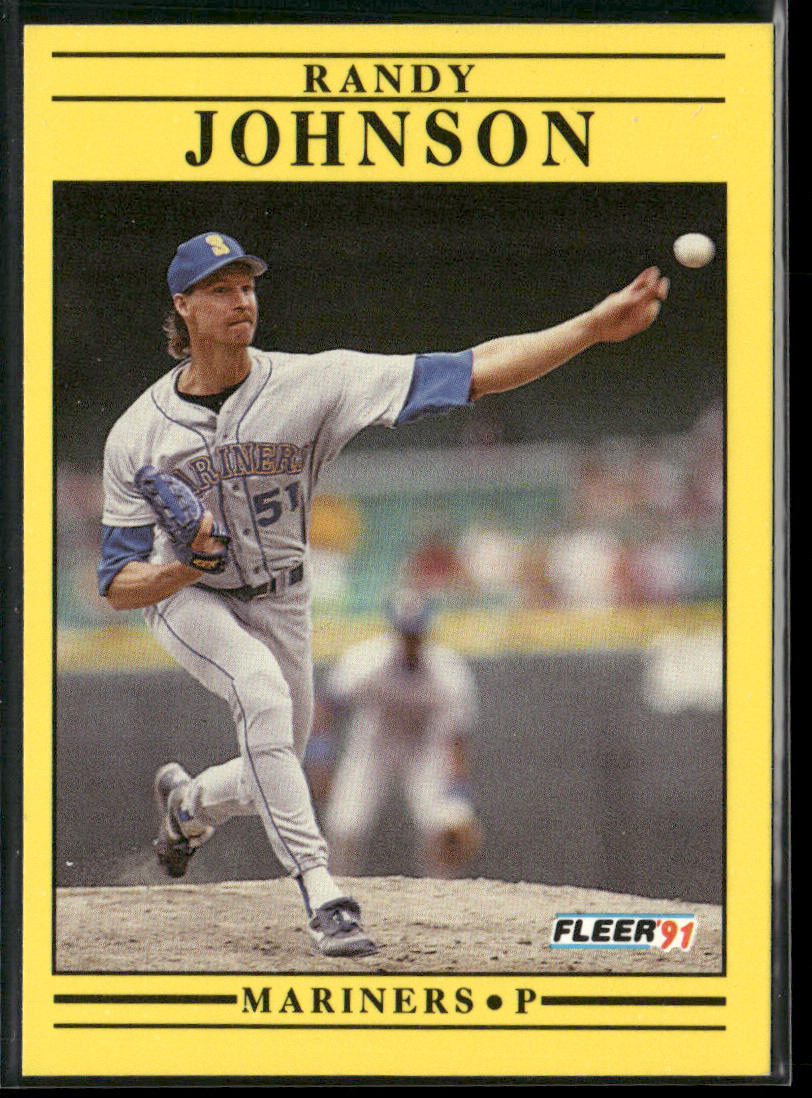 Randy Johnson 1991 Fleer #455 Seattle Mariners
