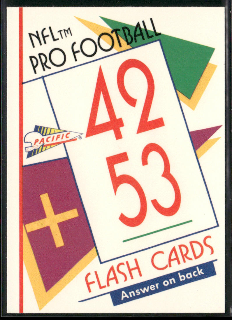 Michael Carter 1991 Pacific Flash Cards #62 San Francisco 49ers